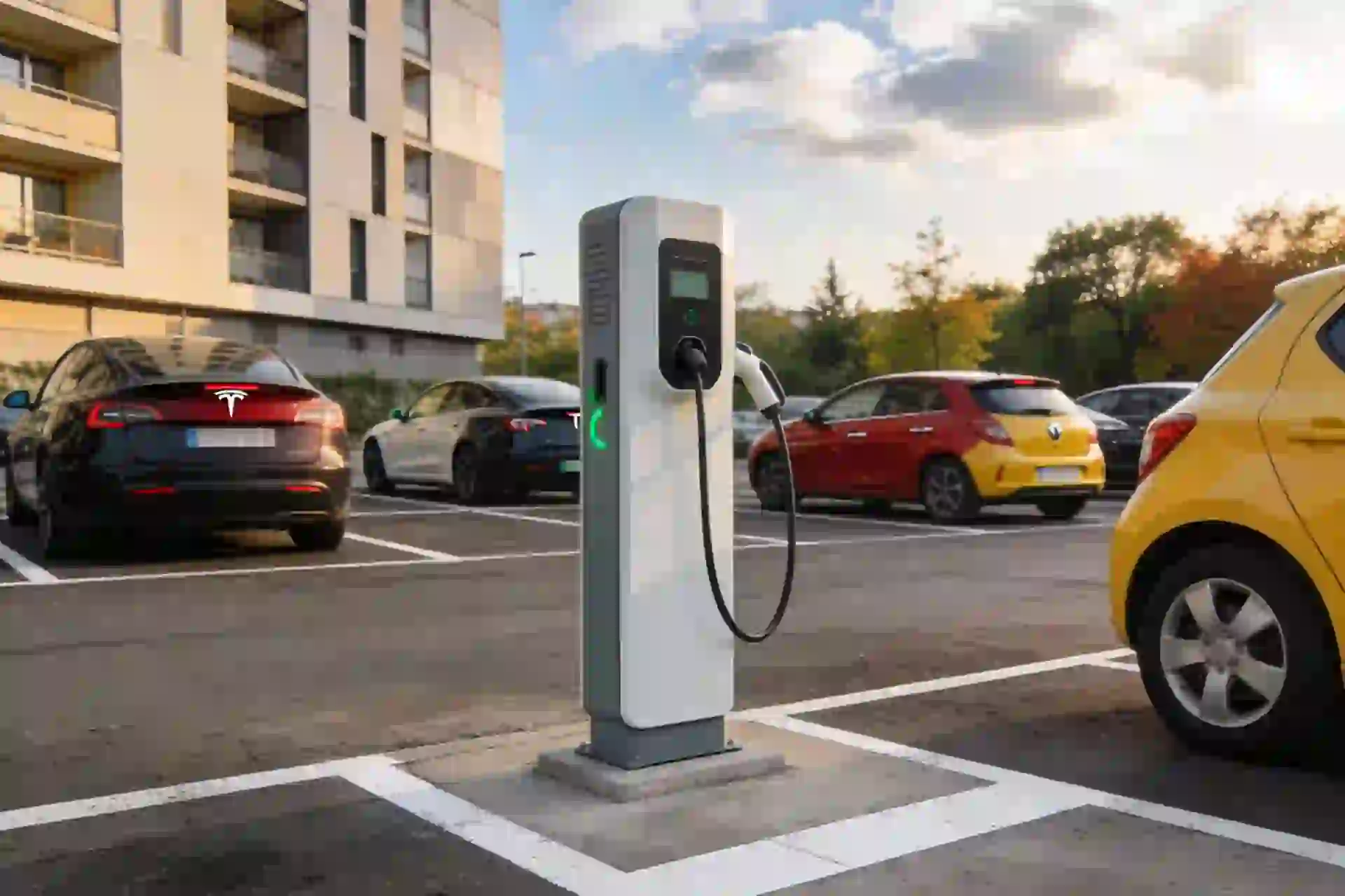 Installation borne de recharge à Saint-Maurice-de-Lignon