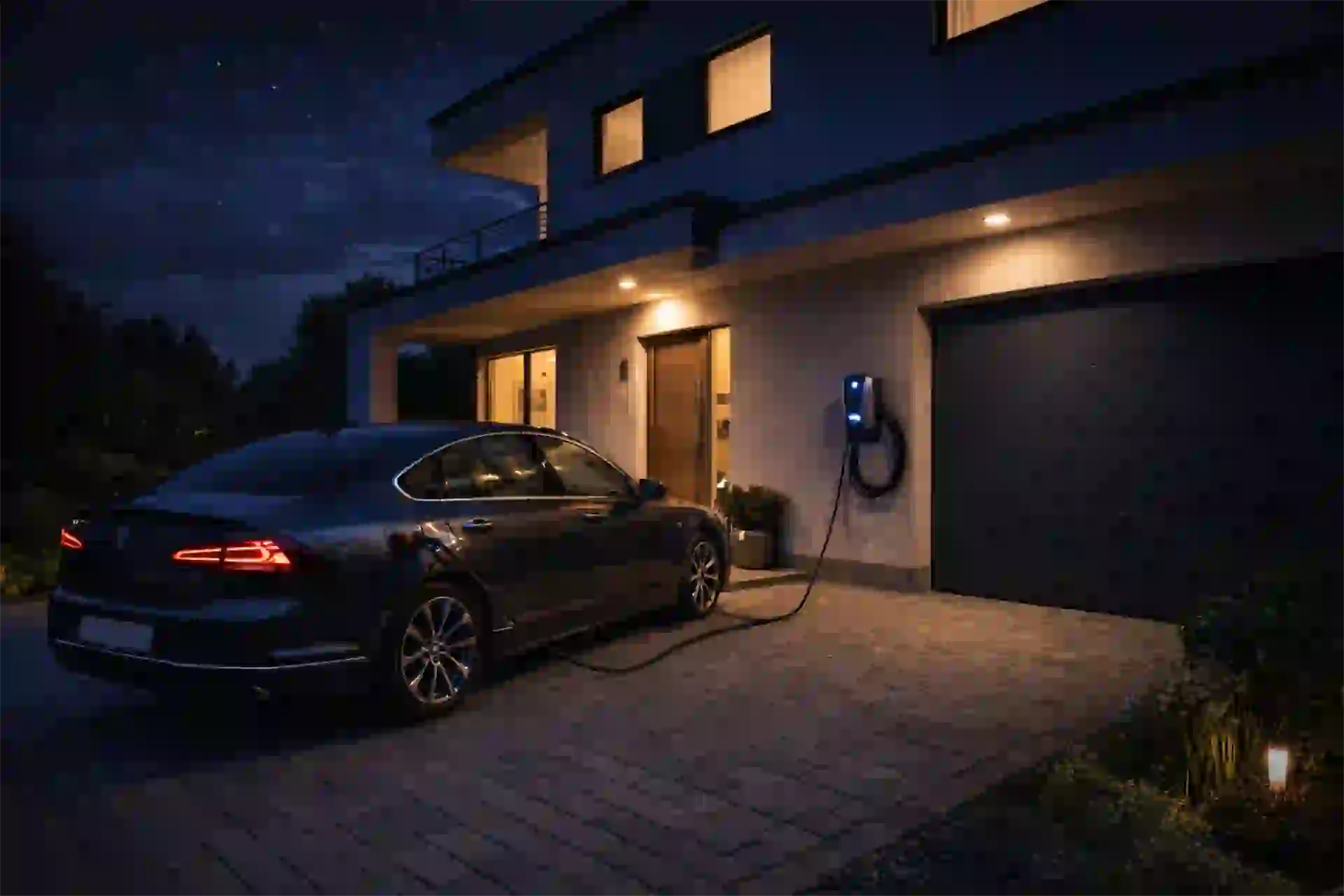 Installation borne de recharge à Vaux d'Amognes